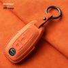 Nissan Teana/X-Trail/Qashqai/Tiida Key Case: Suede, Full Coverage, Tanlu Buckle