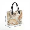  Boho Floral Canvas Tote Bag for Women Casual Large Capacity Shopping Shoulder Handbag
