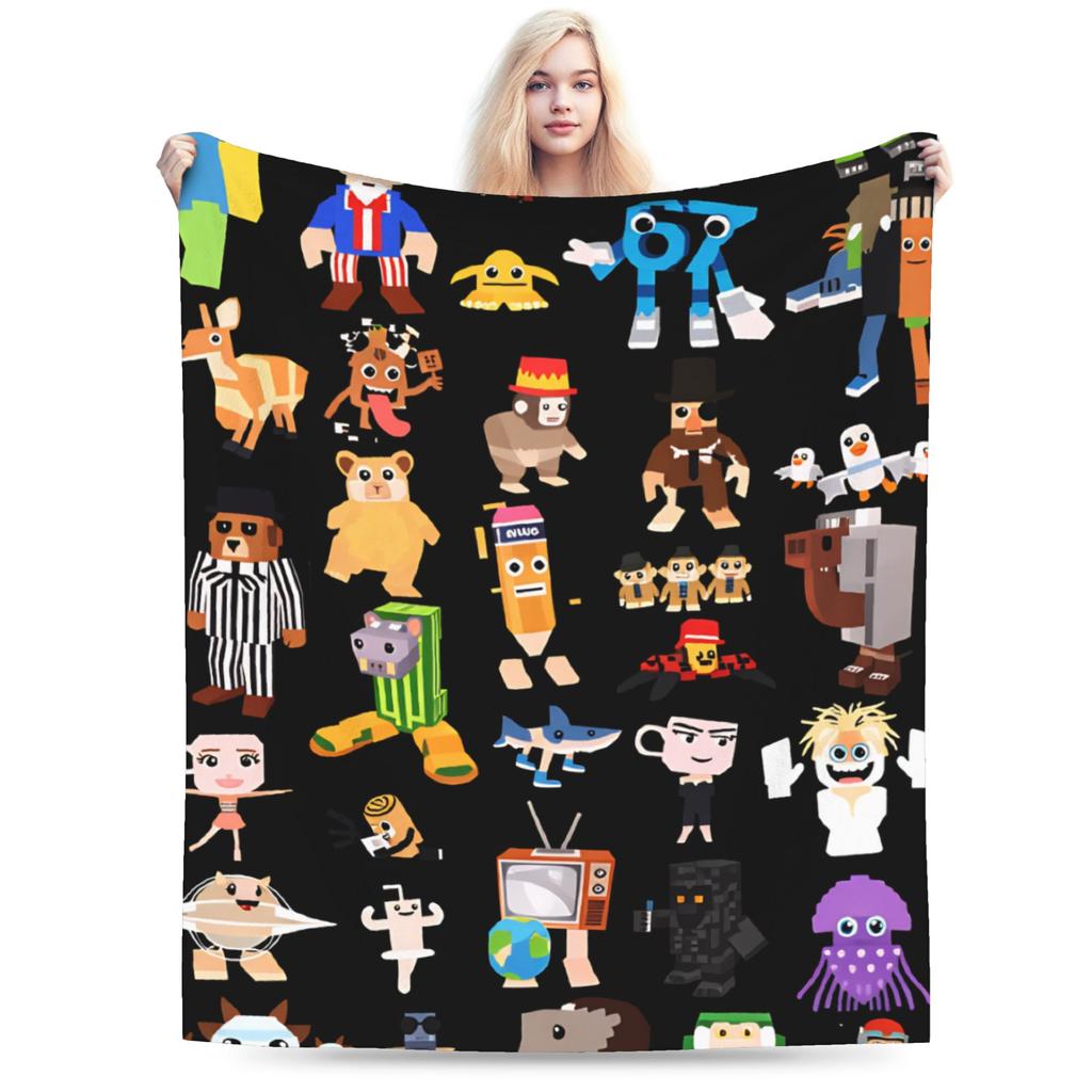 Kids Meme 67 Six Seven 6 7 Italian Brainrot Super Soft Blankets  Kids Plush Throw Blanket Print Flannel Bedspread Sofa Bed Cover