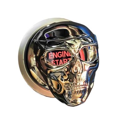 Car Push Start Button Cover, Car Push Start Button Sticker,Car Skull Push Start Button
