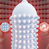 10pcs Delay Ejaculation Spiked Condoms Sex Toys For Men 18+ Big Dotted Wolf-tooth Penis Sleeve G Spot Stimulation Adults Sexshop