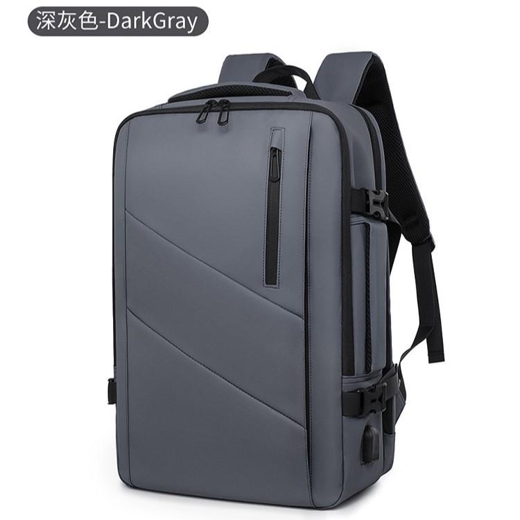 Schoolbag Large Capacity Backpack Men's Multifunctional Business Computer Backpack Leisure Travel Expandable Backpack