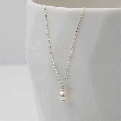 [Onoma] Onm 92.5 Silver Soft Pearl Necklace (9594302)