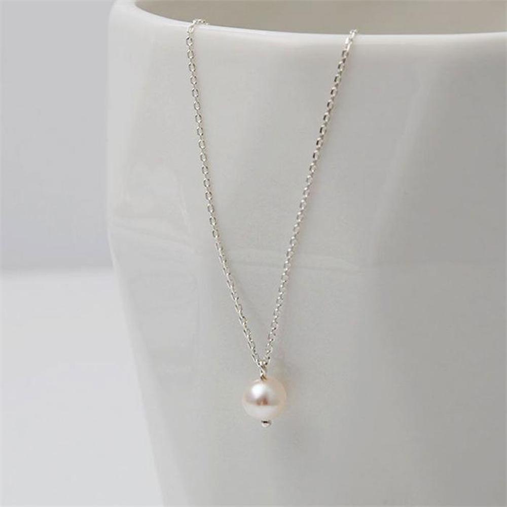[Onoma] Onm 92.5 Silver Soft Pearl Necklace (9594302)