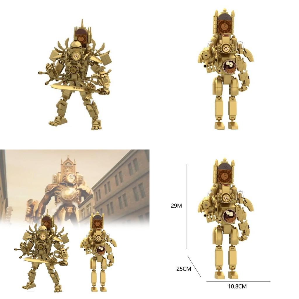 Skibidi Toilet Block Set With Abs Plastic Construction For Creative Building Enthusiasts