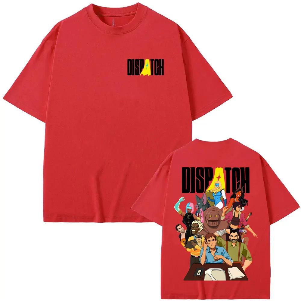 Футболка з принтом Dispatch Game 2026 Нова Високоякісна футболка з графічним принтом GAME 100% бавовна Зручна Повсякденна з круглим вирізом М'які футболки