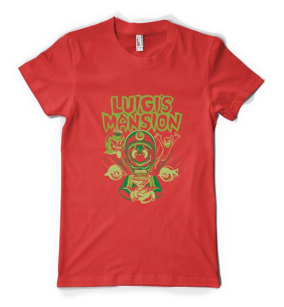 Bnwt Free Personalisation Luigi Unisexsion Gaming Mario Adult And Kids TShirt 2XL