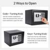 Home Safes Fireproof Waterproof Box + Document Bag with Coin Slot Keypad Digital Home Security for Documents Money Gold