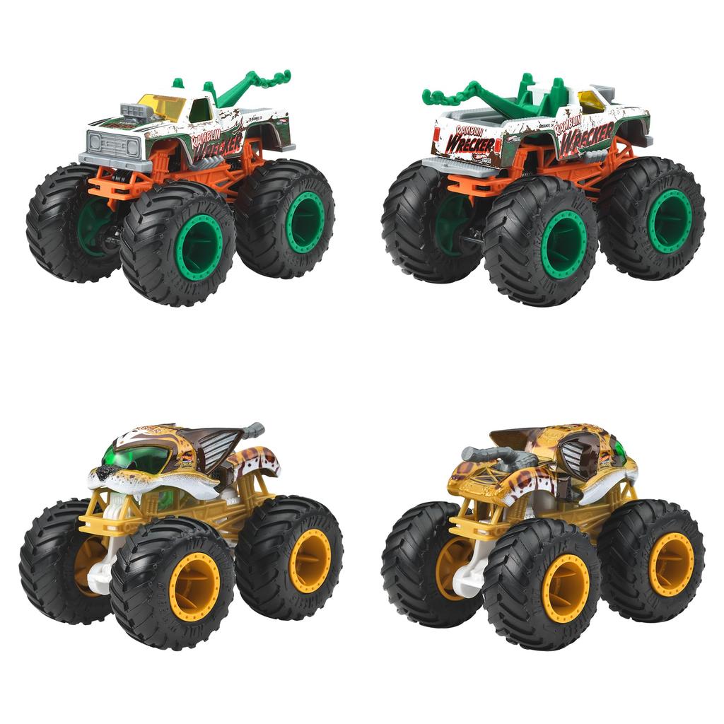 Hot Wheels Monster Truck Assorted Vehicle Mini Ages 164 Toys, Cars, 8-Car Box, 3+, Multi-Purpose, 983G-FYJ44