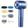 1 Electric Cleaning Brush, USB Charging Wireless Handheld Rotary Washing Machine, Cleaning Supplies, Household Cleaning Brush