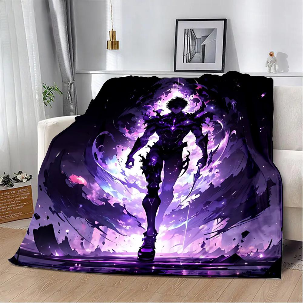 Solo Leveling Tištěná deka Pikniková deka Teplá deka Měkká a pohodlná deka Domov Cestování Narozeninový dárek