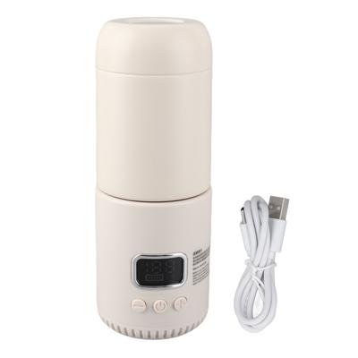 Chaleira Elétrica de Viagem Sem Fio Aquecimento Temperatura Constante Portátil Garrafa Fervidora de Água para Viagem ao Ar Livre 400ml