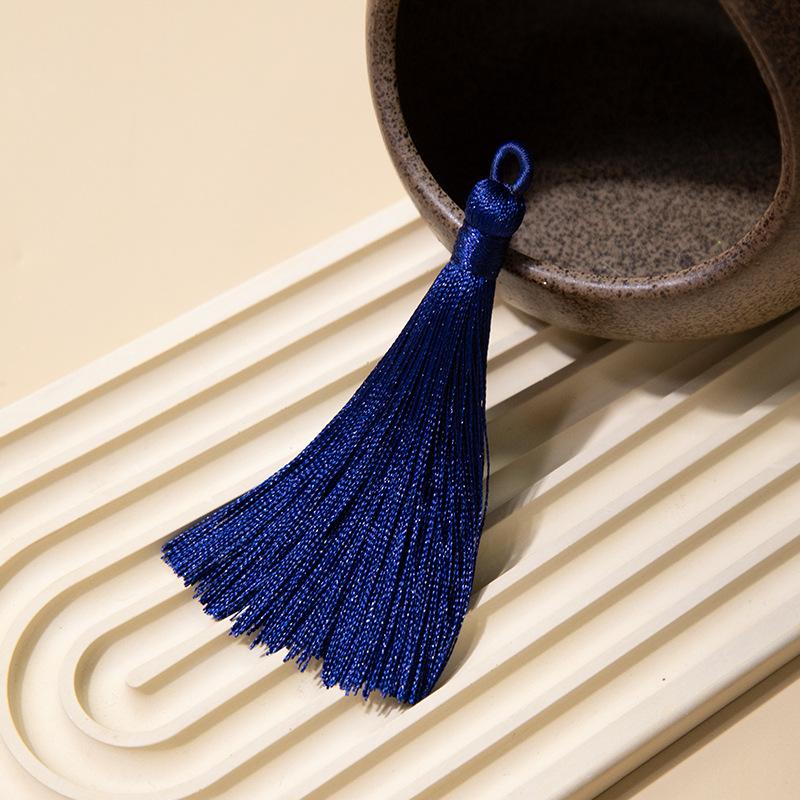 8Cm Pull Circle Fringed Ear Polyester Fringed Antique Hanging Ear Bookmark Sachet Jewelry Accessories Diy Small Pendant