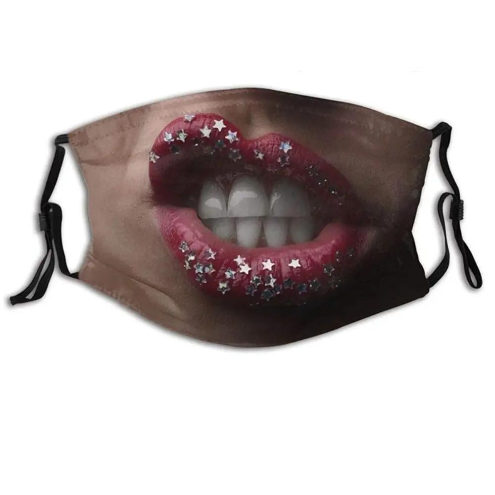 3D Three-dimensional Mask Personality Creative Social Funny Imitation Facial Expression Dance Cotton Printed Mask