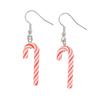Something Different Candy Cane Dangle Earrings