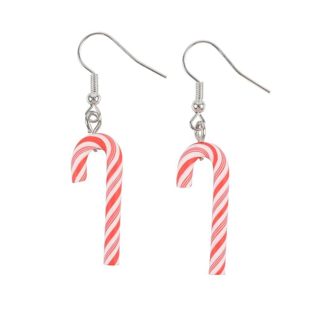 Something Different Candy Cane Dangle Earrings