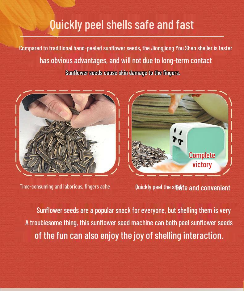 TikTok Sunflower Seed Shelling Machine for Kids: Fun and Easy Shelling Tool