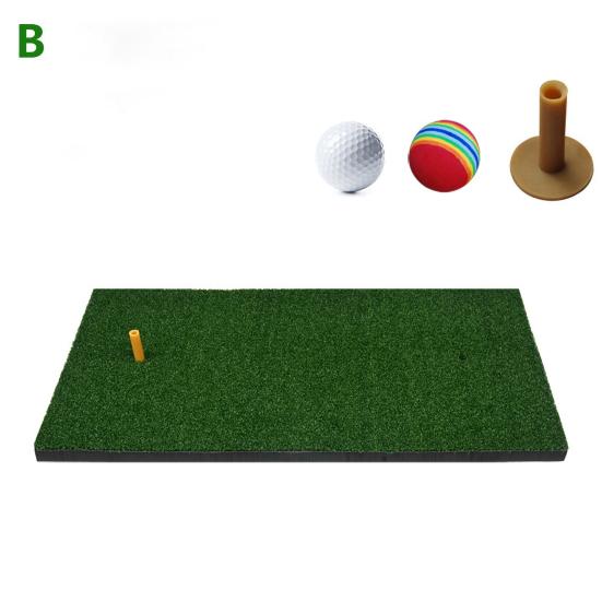 Golf Mat Training Practice Hitting Faux Turf Grass Pad Indoor Exercise Cushion