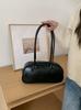 JIAERDI Vintage Silver Shoulder Bag Purse Women Fairycore Aesthetic Leather Y2k Underarm Bag Ladies Fashionable Bowling Bag Chic