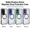 Battle Shadow Series Armor Phone Case for Vivo Y29t 5G,Y29s 5G,Y04,Y04s Shockproof Anti‑Drop Protective Cover
