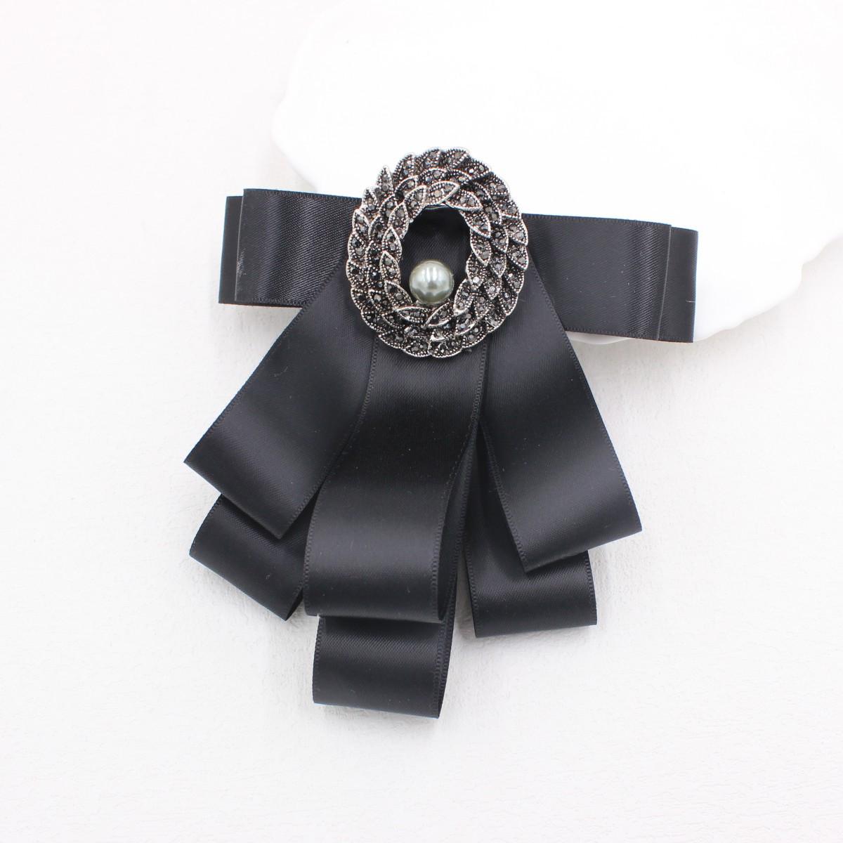 Starry Cat Fashion Bow Tie Shirt with Lapel Pin  Brooch Style - Wedding Accessories S125