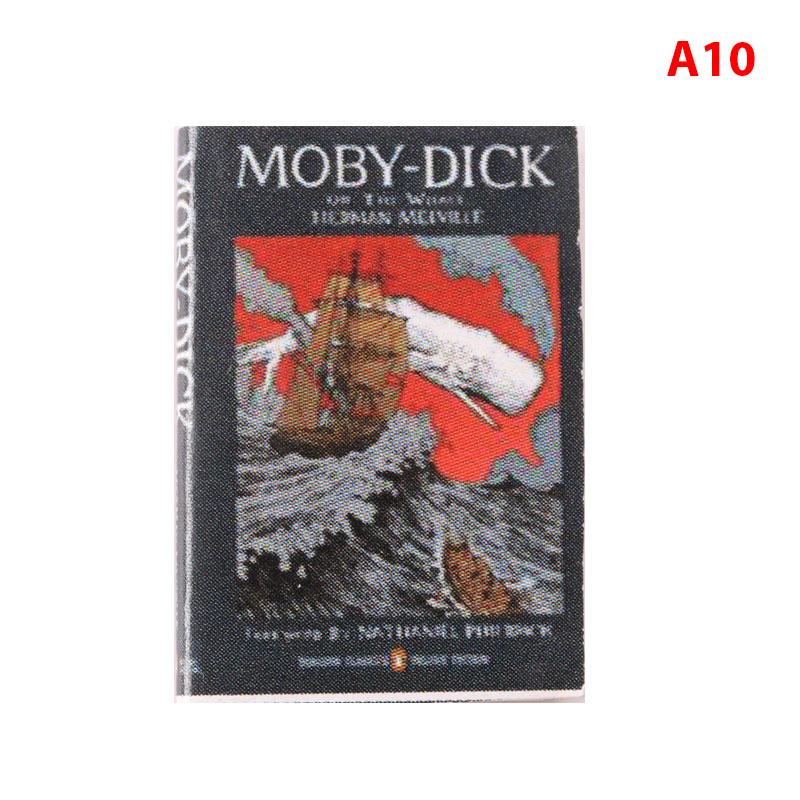 

1:12 Кукольный домик Миниатюра Моделирование Английская Книга Мебель Орнамент Модель as the picture