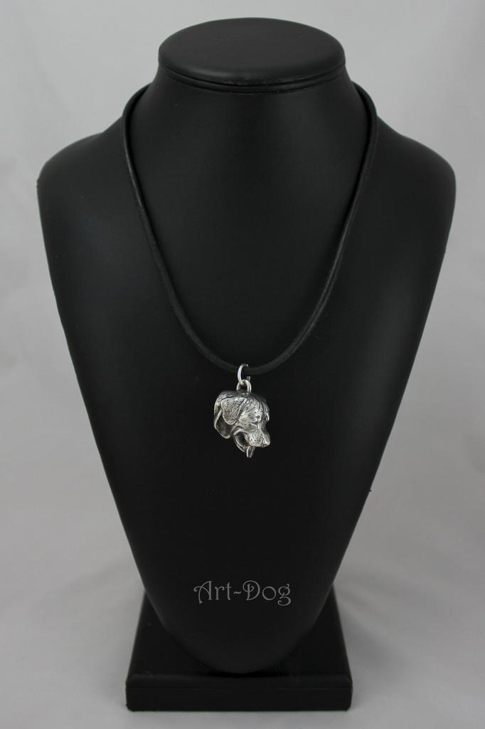 Rottweiler, Rott, Rottie – Necklace with dog, silver-plated pendant for dog fan | Art-Dog
