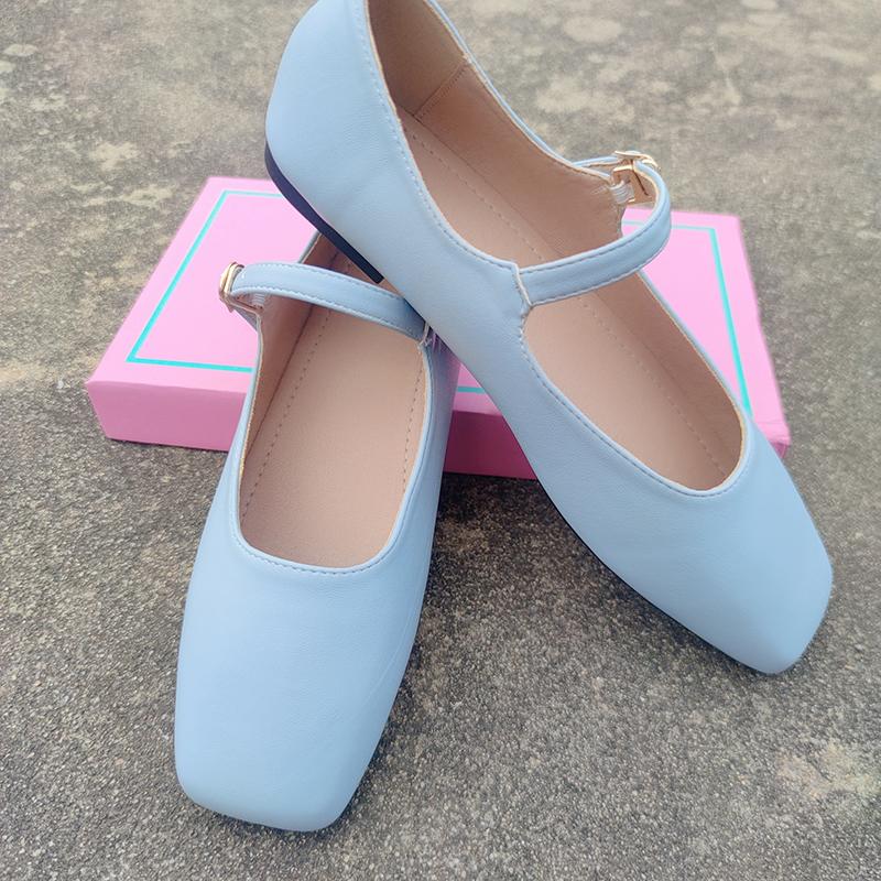 2024 весенние новые женские туфли на плоской подошве в стиле ретро — фото 8