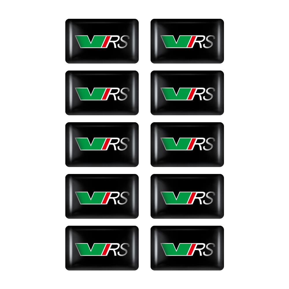 NYDM6 3D Car Emblem Epoxy Sticker Badge Interior Accessory For Skoda Kodiaq Octavia Enyaq Kamiq Scala Rapid Superb Karoq Vision RS A7