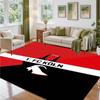 FC Köln Design Crystal Velvet Rug Soft Decorative Mat for Bedroom Entrance