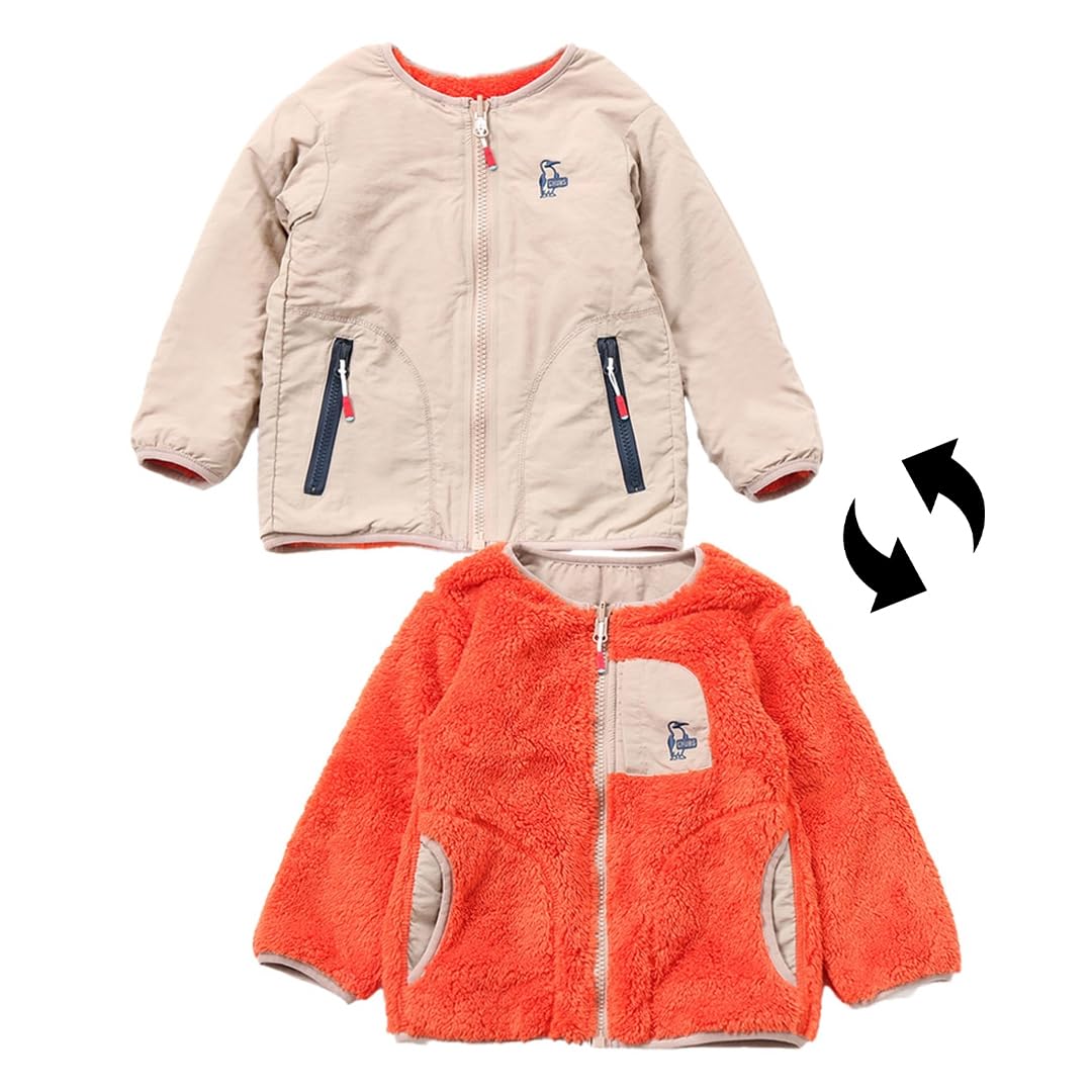 

Верхній одяг Elmo Fleece Reversible Blouson Kids L [Chums] Дитячий помаранчевий/сірий