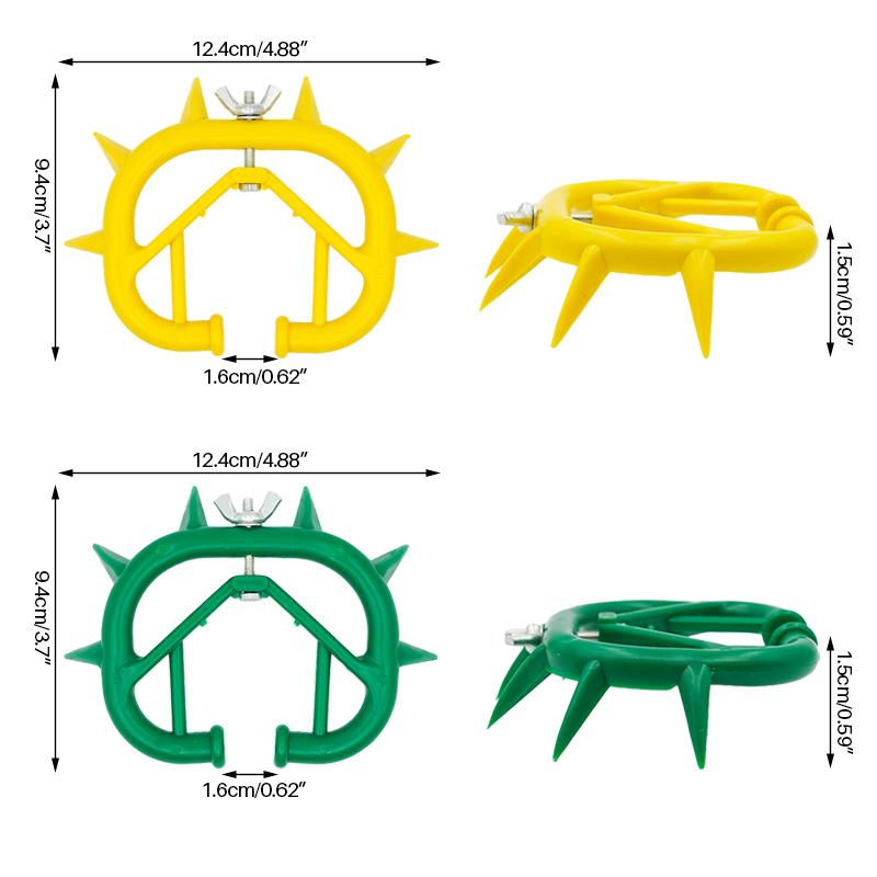 5PCS Cattle Nose Ring Plastic Calf Weaner Thicken Plastic Cattle Nose Rings Anti Sucking Milking Stop Kits Livestock Equipments