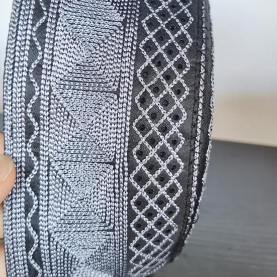 Wzór Haftu Wykwintne Wykonanie Kapelusz Modlitewny Płaski Wierzch Męski Kapelusz Narodowy Melonik