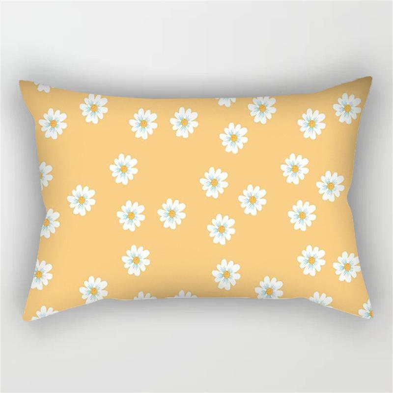 30x50cm Tropical Plant Polyester Pillow Cases Sofa Chair Living Room Home Decoration Green Leaves Plant Sunflower Pillowcase