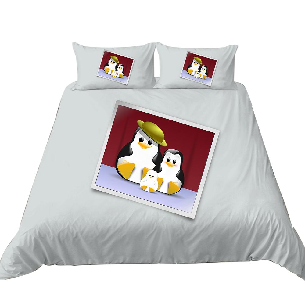 3D Ocean Animal Theme Series Bedding Set with Animal Prints Such As Jellyfish and Dolphins 2/3 Pieces, Washable Home Decoration