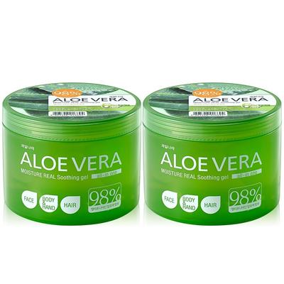 Kwailnara 98% Aloe Vera Beruhigungsgel 500ml Aloe Gel, 2 Einheiten