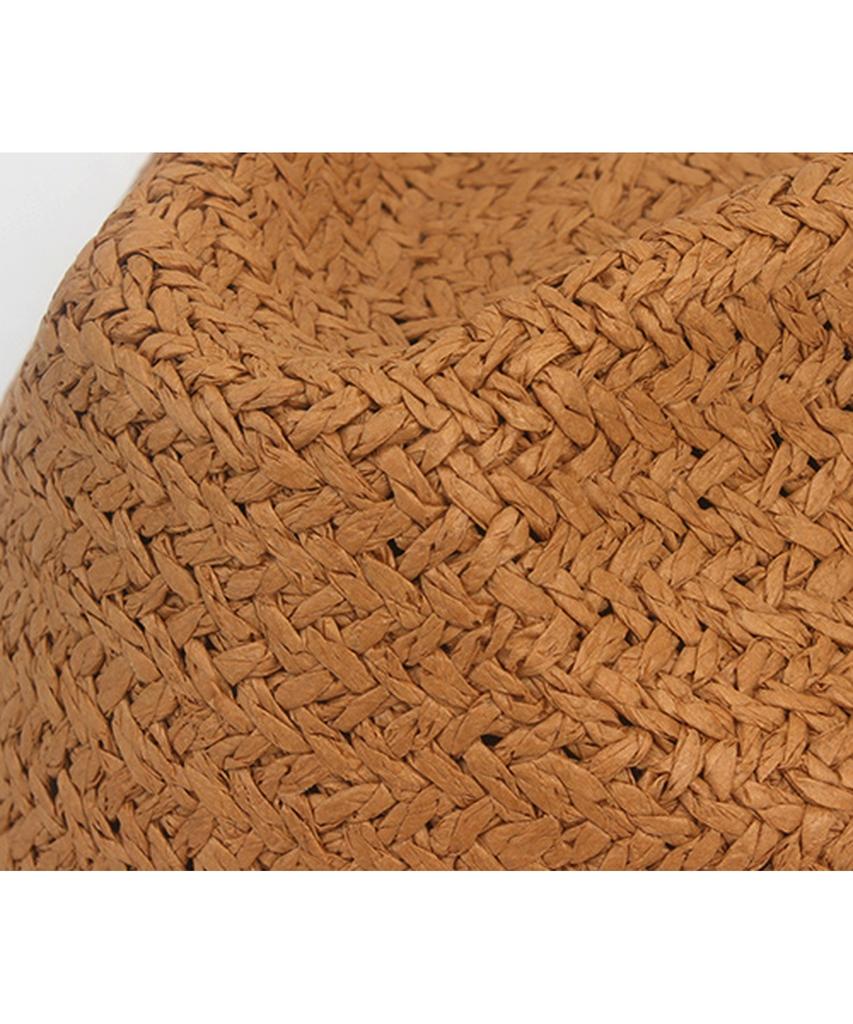 Yunibeosyeolkemiseuteuli Bu Swing Simple Brown Fedora Summer Hat