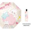 Cute Rabbit Automatic Folding Sun Rain Umbrella