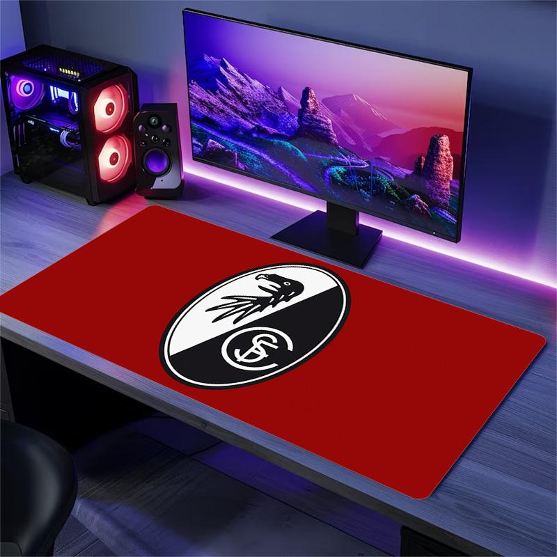 SC Freiburg Print Cushion Non-slip Laptop Tablet Big Mousepad XXL Mat Mini PC Playmat With Lock edge