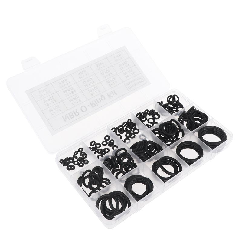 1Box O-ring Rubber NBR Seal Assortment Washer Gasket O Ring Kit Repair Faucet Pipe Car Plumbing Pneumatic Accessory Tool Set
