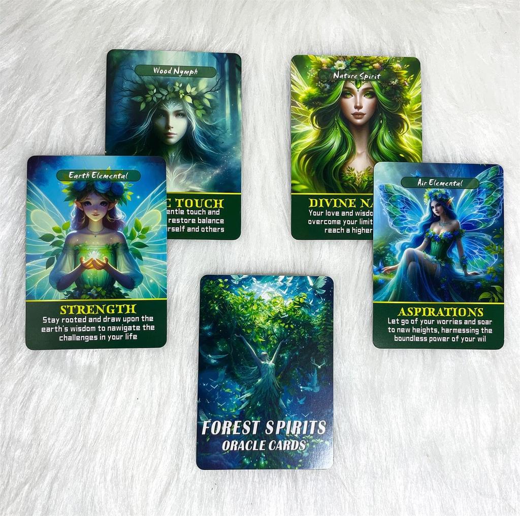 Carte Oracolo degli Spiriti della Foresta Riscopri La Magia Dimenticata Impara di Te Stesso e del Mondo Intorno a Te
