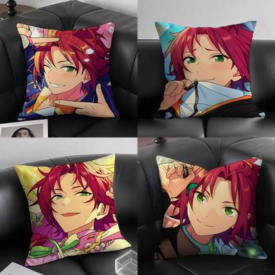 1pc Mao Isara Pillow Case Fashion Square Pillowcase Bedroom Sofa Room Ins Decoration Leisure