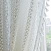 Gentle Lace Curtains American Crochet Hollowed Out Fresh And Translucent Kitchen Living Room Bay Window Curtain Finished Product