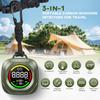 3-in-1 Carbon Monoxide Detectors - Rechargeable Co Monoxide Detector with Alarm, Temperature & Humidity Detection, Magnetic Back, 200H Standby,
