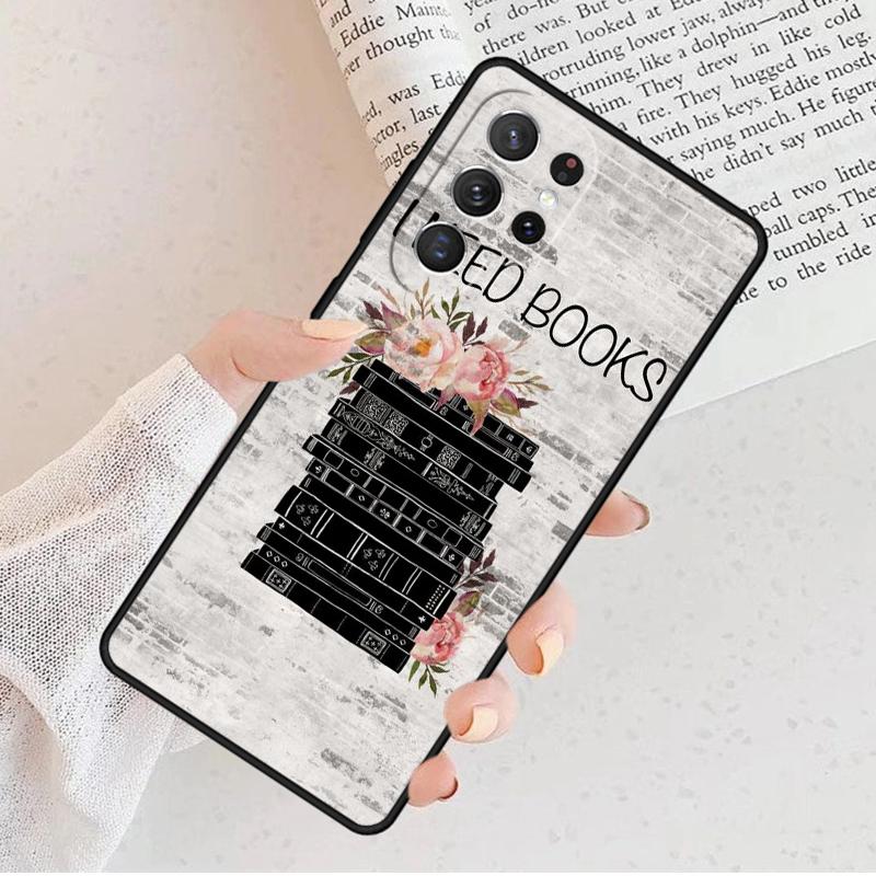 Read More Books Phone Case For Samsung Galaxy S25 S23 S30 S8 S21 S20 FE S24 S22 Note 10 20 S8 Plus Lite Ultra