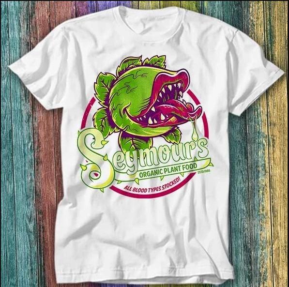 

Seymours Organic Plant Food Little Shop Of Horrors T-shirt, size S-4XL 4XL