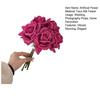 5 Bündel Real Touch Rosenblüten Künstliche Große Blüte Falsche Rose für Zuhause Büro Hochzeitsfeier Dekoration Innenbereich Blumendekorationen Tischmittelstücke