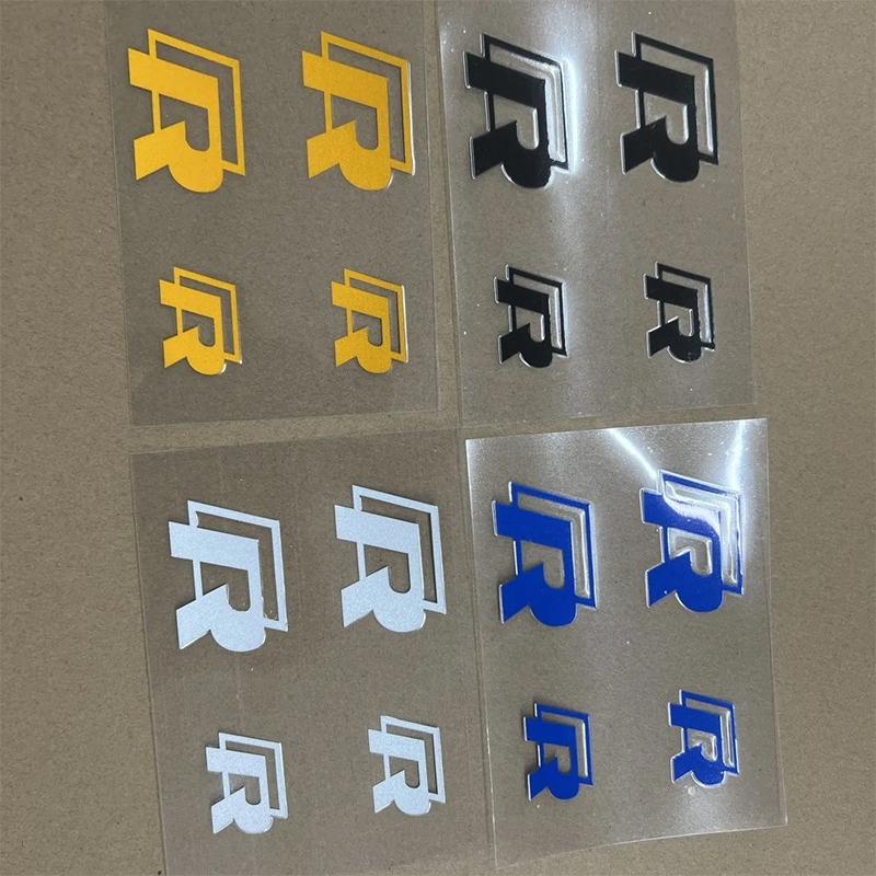 2026 Hot For VOLKSWAGEN VW 4Pcs R Logo Car Brake Caliper Stickers Disc Racing Tuning Decals for Volkswagen VW GOLF GTI R Line MK