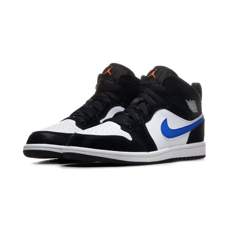 Jordan 1 Mid PS Black Racer Blue 640734-084