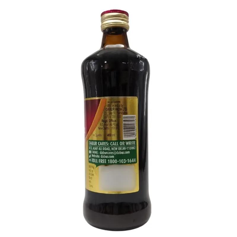 Dabur Bhringarajasava Syrup 450 Ml Pack of 1 Natural Hair & Immunity Boosting Tonic
